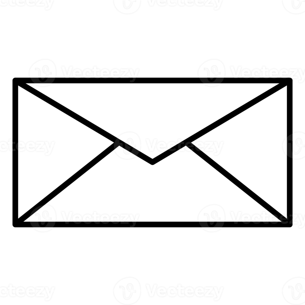 icono de sobre de correo png