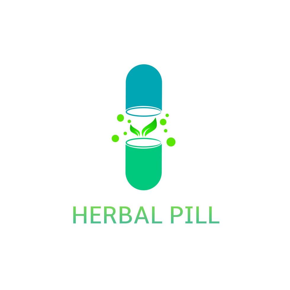 Vector logo herbal pile