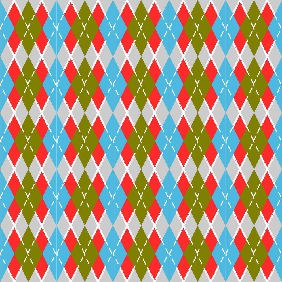 patrón de rombos azul transparente con líneas discontinuas vector