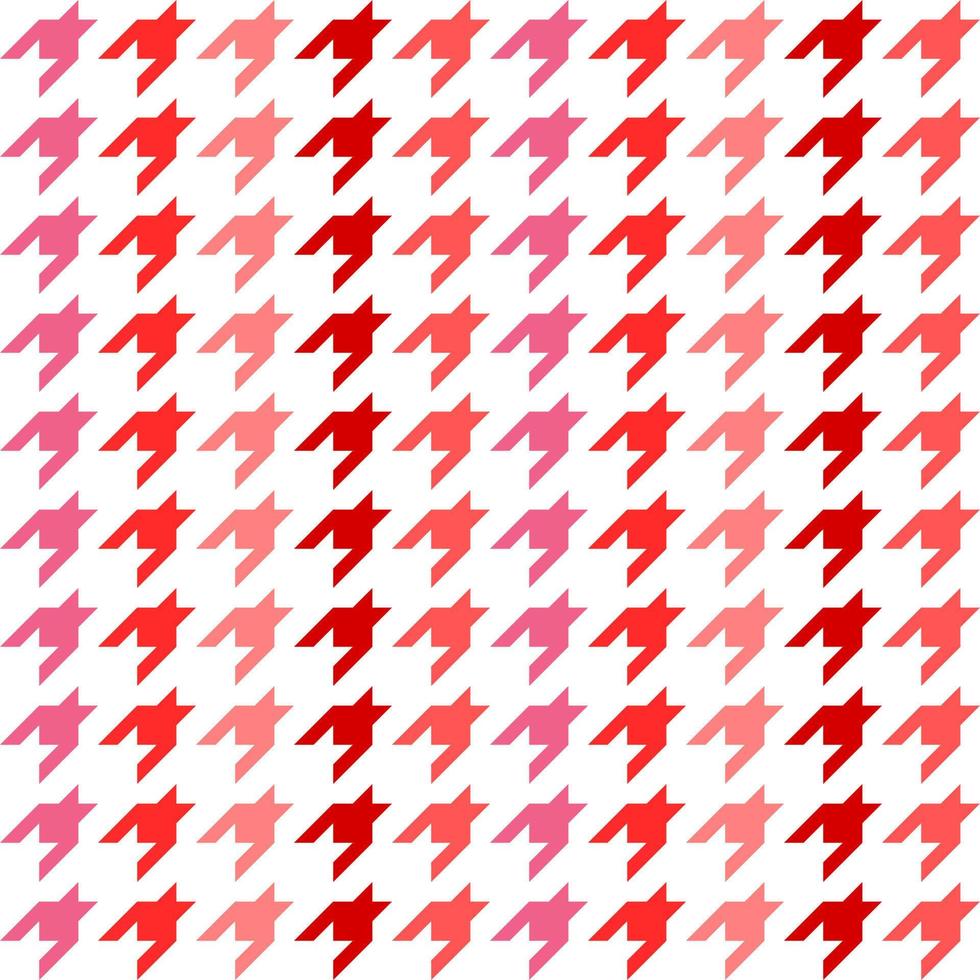 pink seamless houndstooth pattern vector design