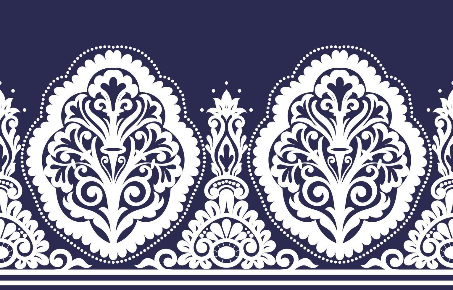 Ikat Seamless Background Pattern digital printing textile illustration vector