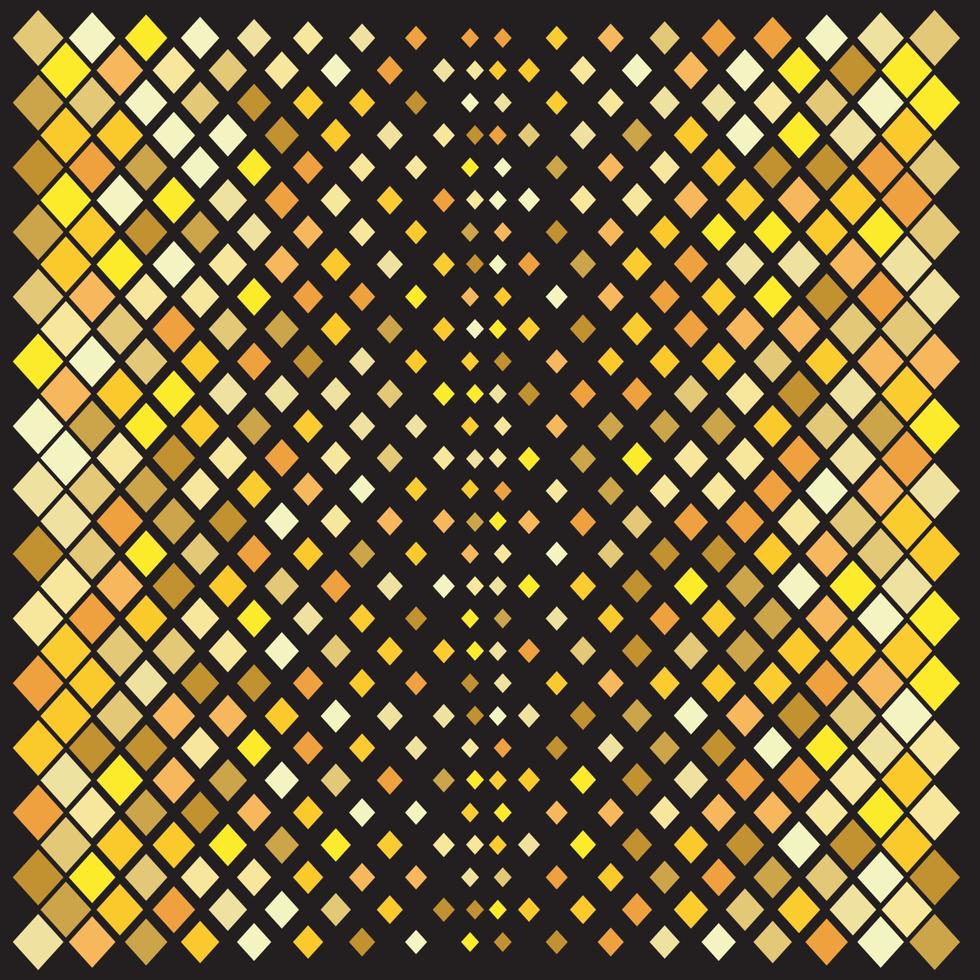 Premium background of golden rhombuses on a black background vector