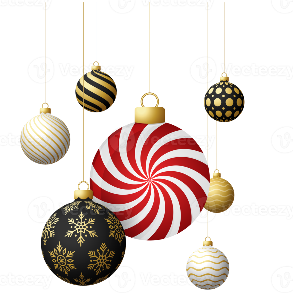 candy christmas ball bauble png