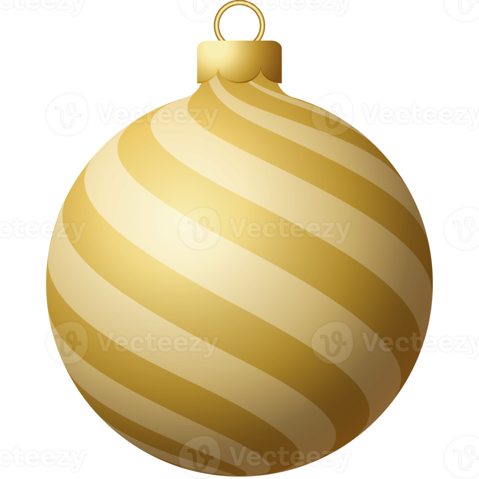 golden christmas ball luxury hanging bauble png