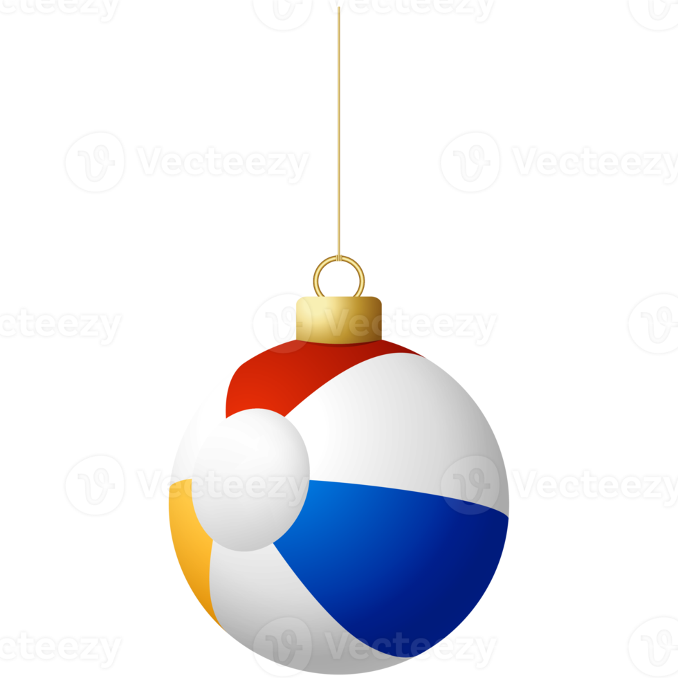 pelota de playa bola de navidad png
