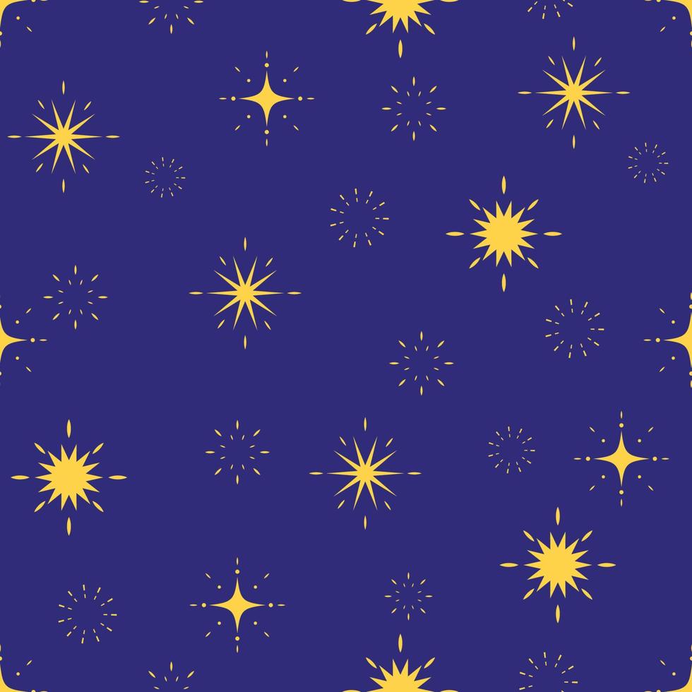 brillo de fondo transparente de la noche. estrella, polvo de estrellas, galaxia. ilustración vectorial vector