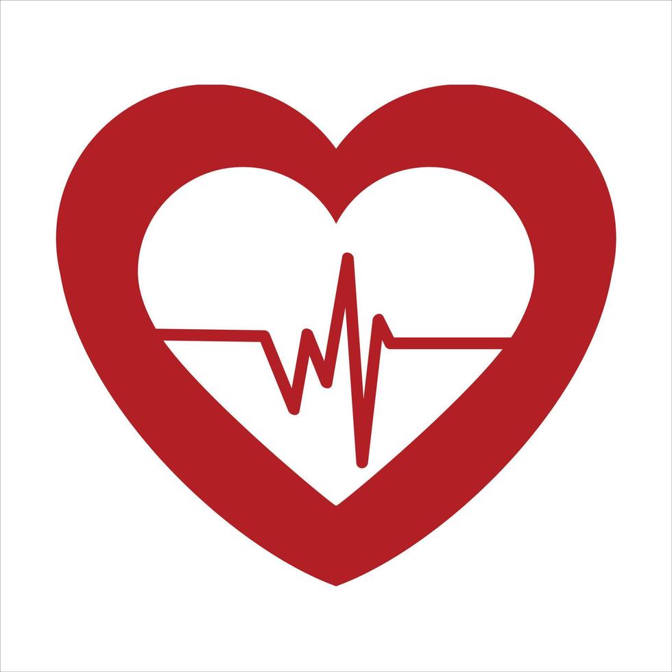 Heart shape illustration vector