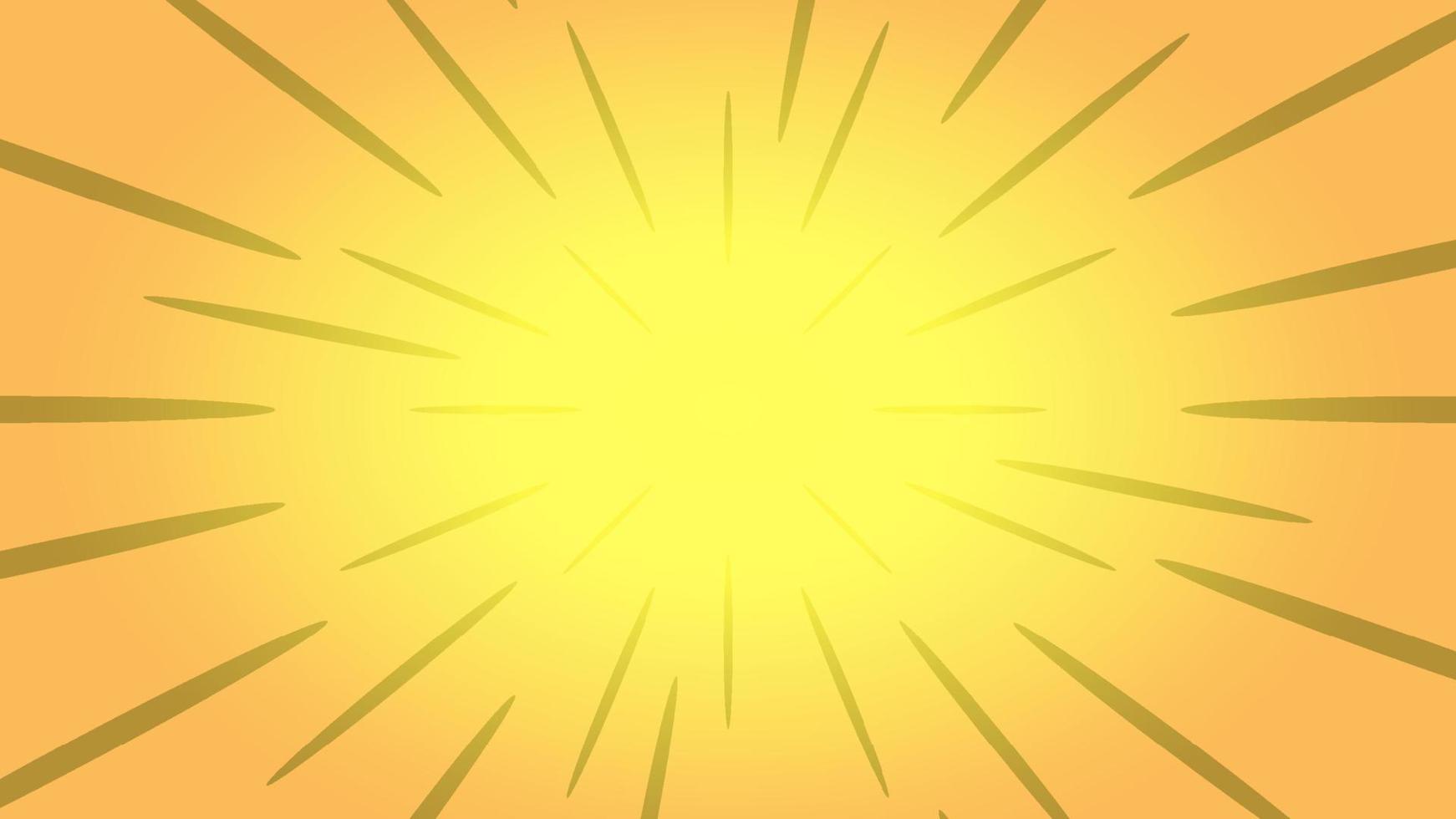 The background of the belly light came out in orange tones vector