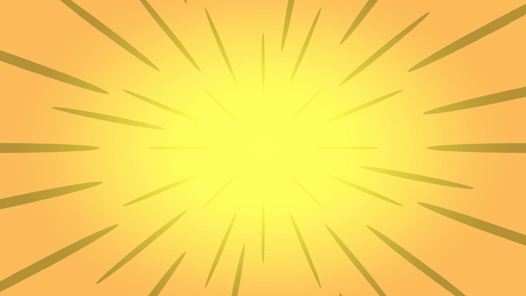 The background of the belly light came out in orange tones vector