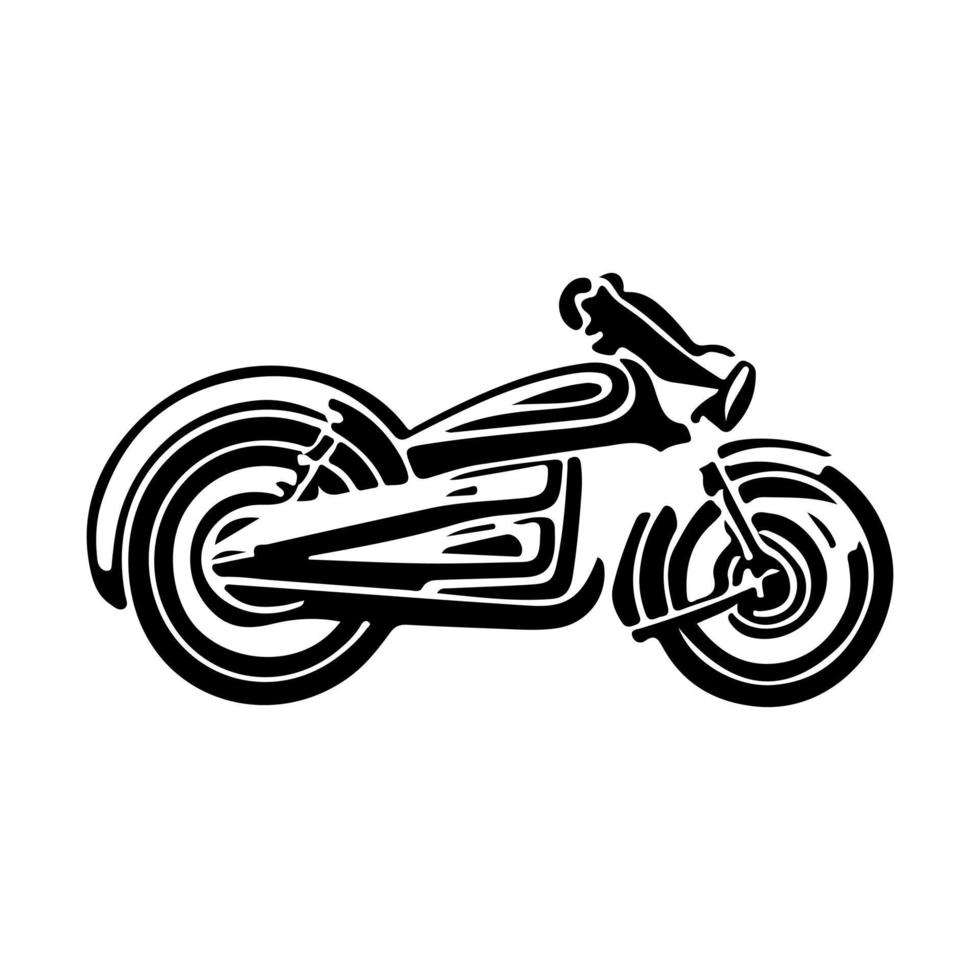 motorcycle logo vector. vector