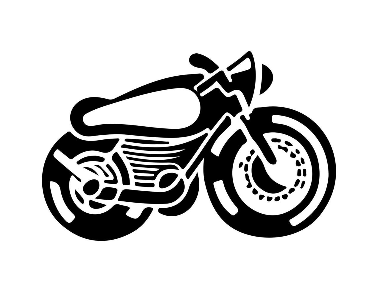 motorcycle logo vector. vector