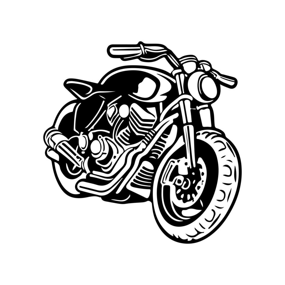motorcycle logo vector. vector