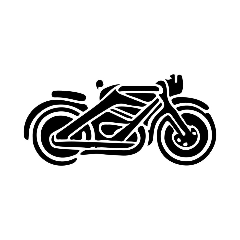 motorcycle logo vector. vector