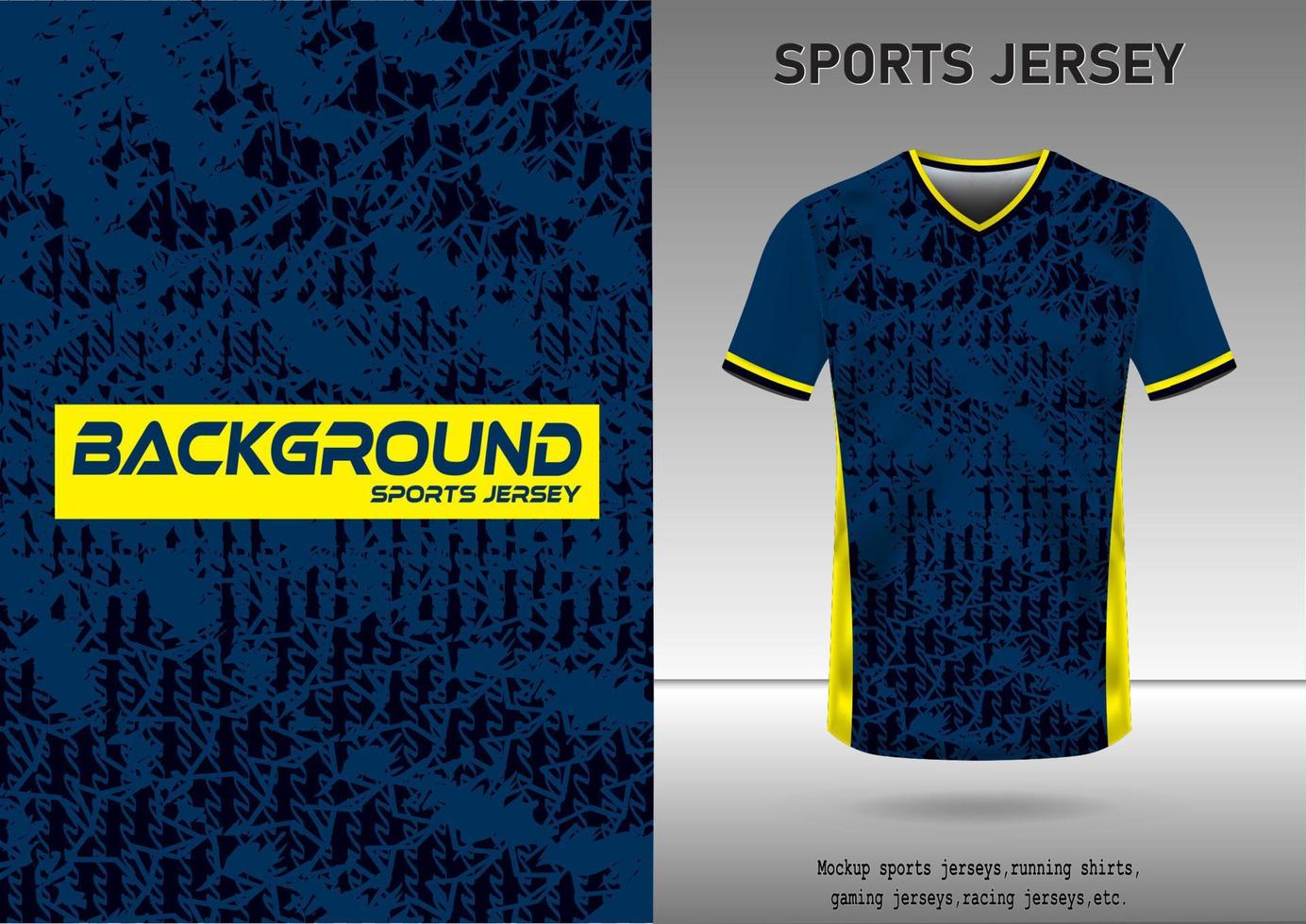 mockup, sports jersey background, football, running shirt vector