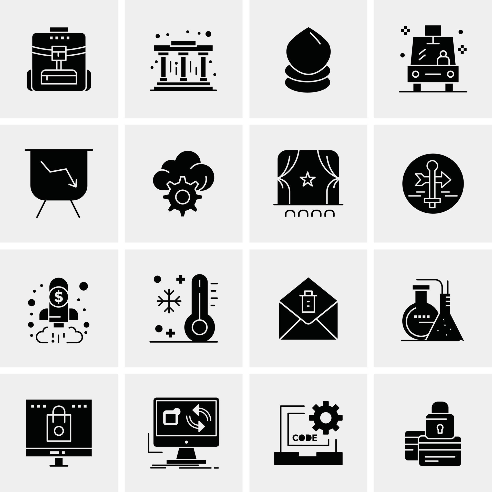 Basic Interface User solid Glyph Icon vector 13478812 Vector Art at ...