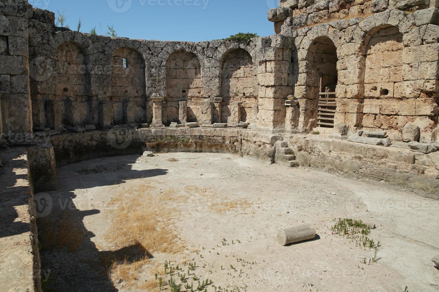 Bath in Perge Ancient City in Antalya, Turkiye photo