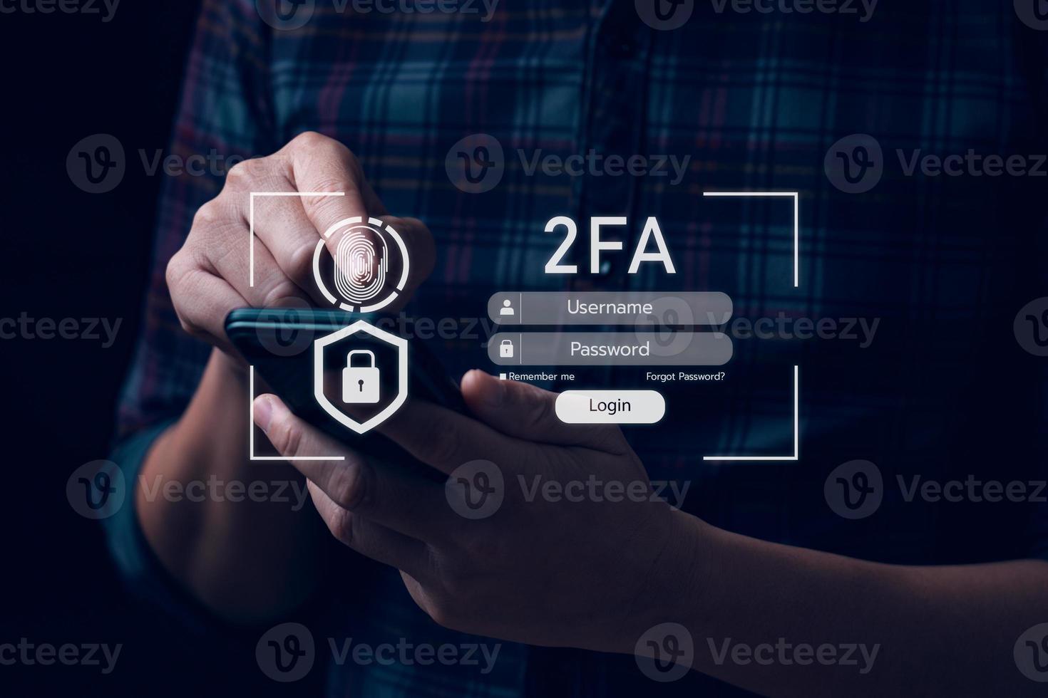 login and password cyber security concept Data protection and secure internet access cyber security. secure access to users personal information security and encryption photo