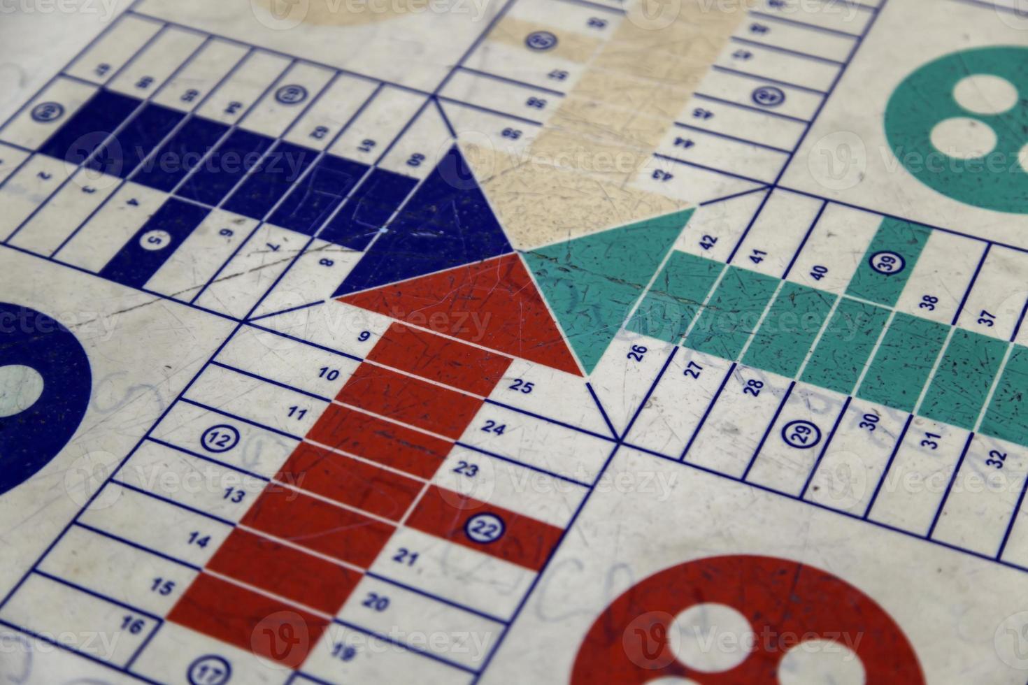 Old Parcheesi board photo