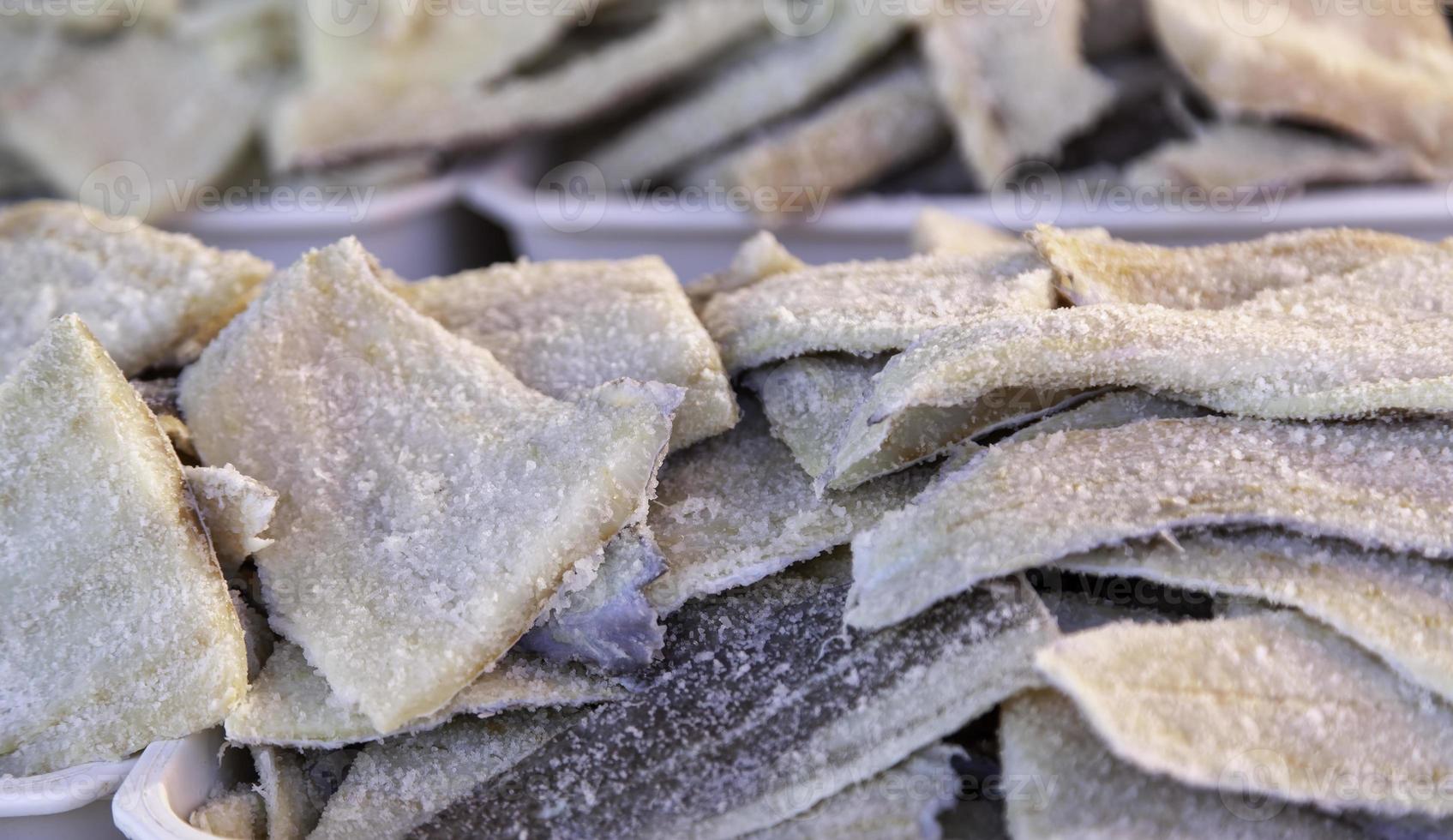 Dried cod in a market 13480207 Stock Photo at Vecteezy