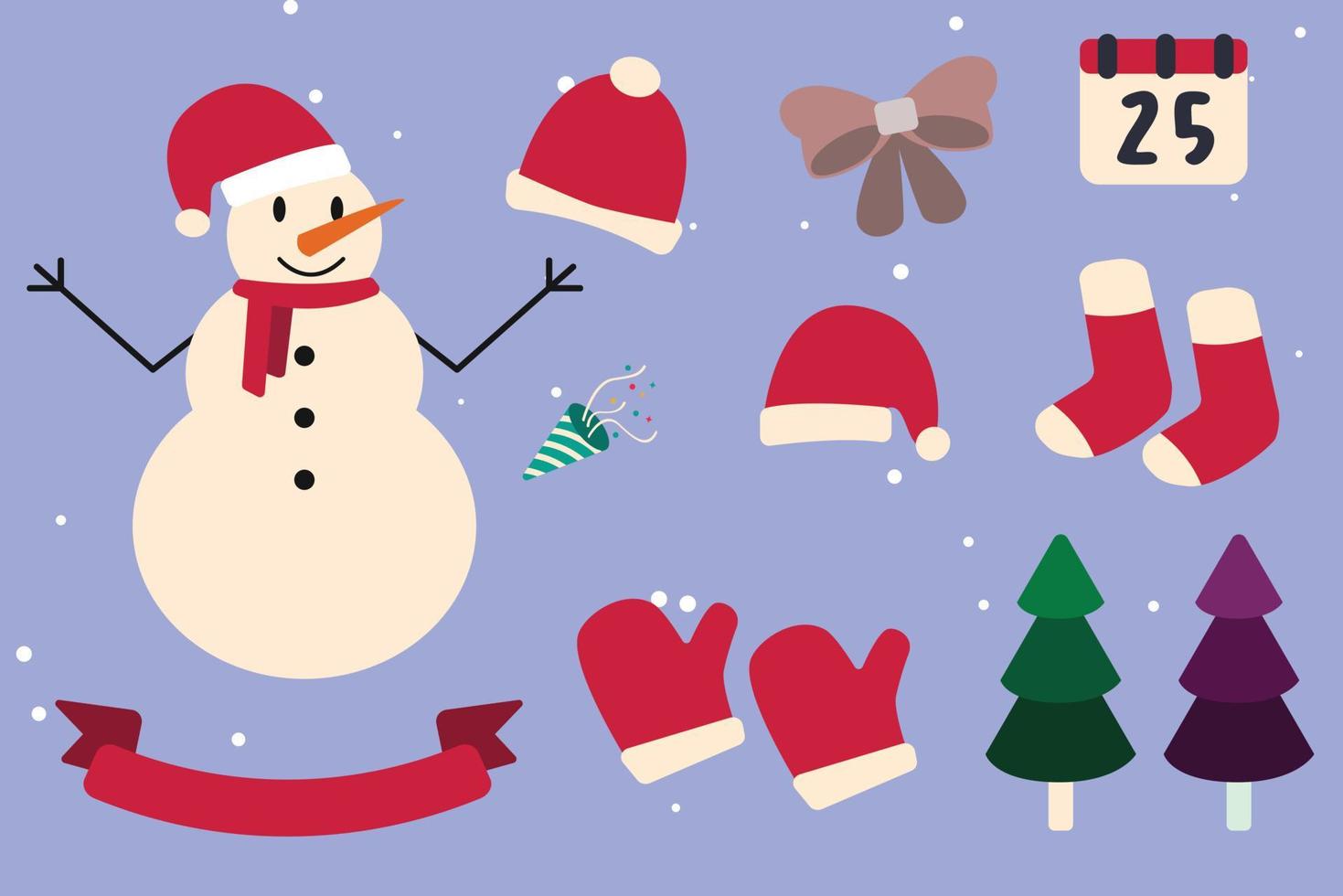 navidad decoracion ornamento clipart vector