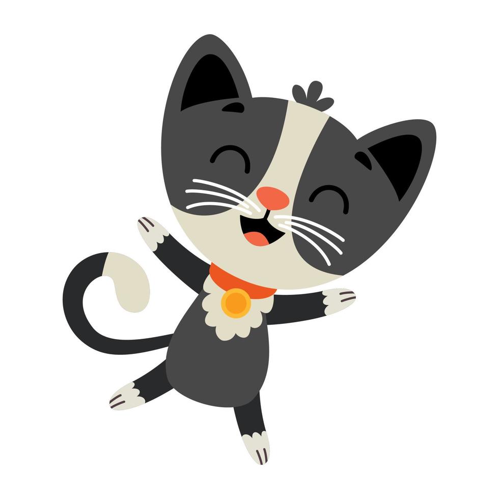 Cartoon Drawing Of A Cat vector