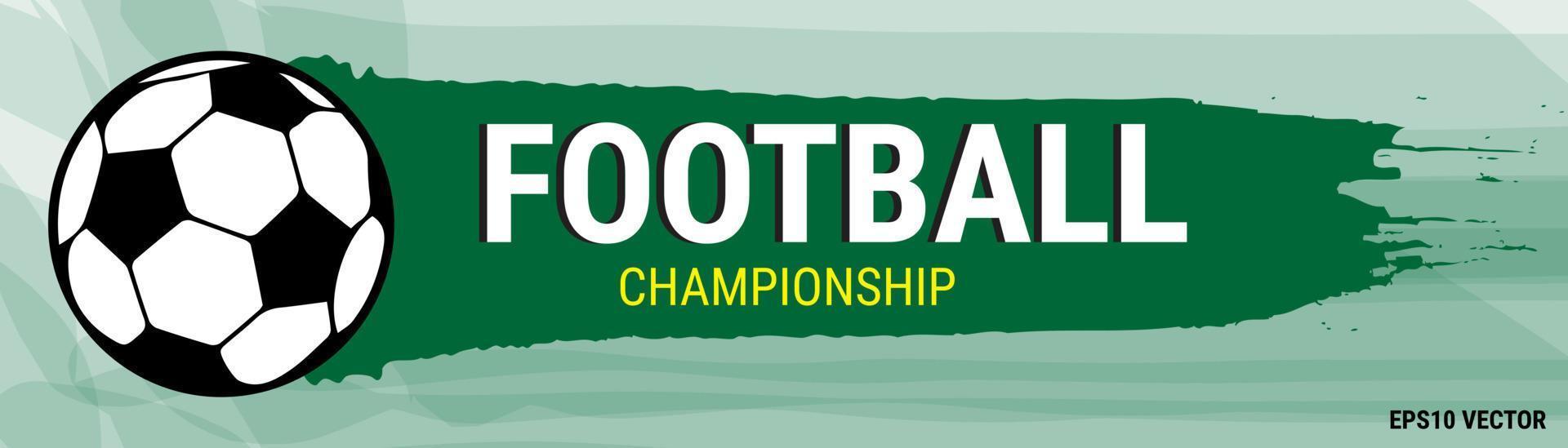 Football Championship Sports Background Illustration. Eps10 Vector