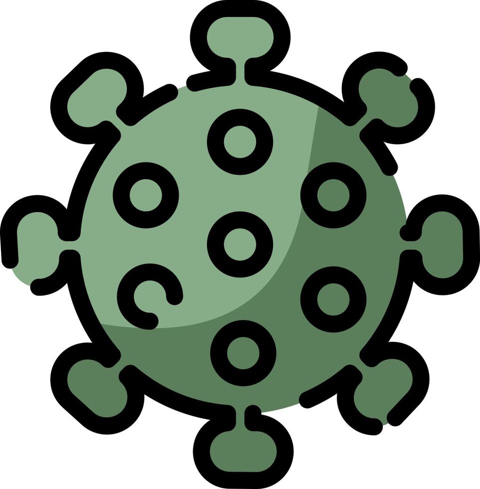 corona virus, ilustración, vector sobre fondo blanco.