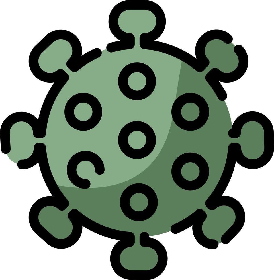 Corona virus, illustration, vector on a white background.