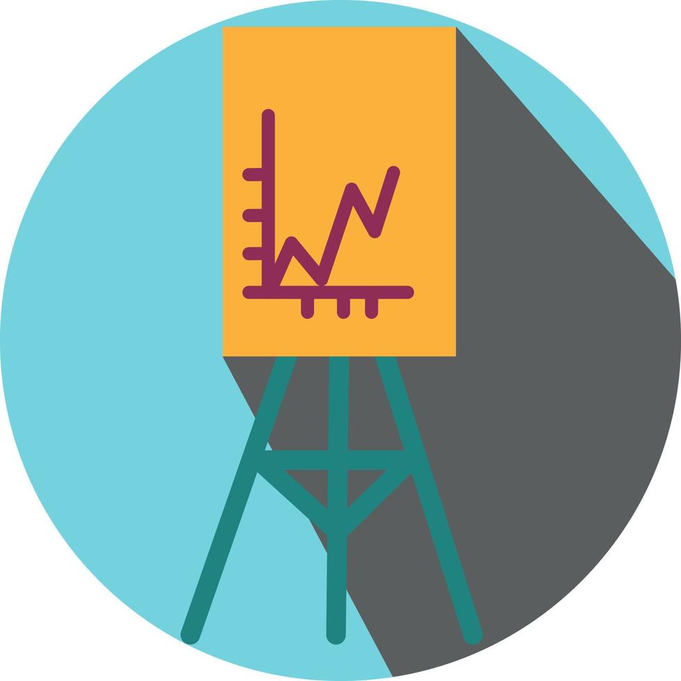 Office board, illustration, vector on a white background.