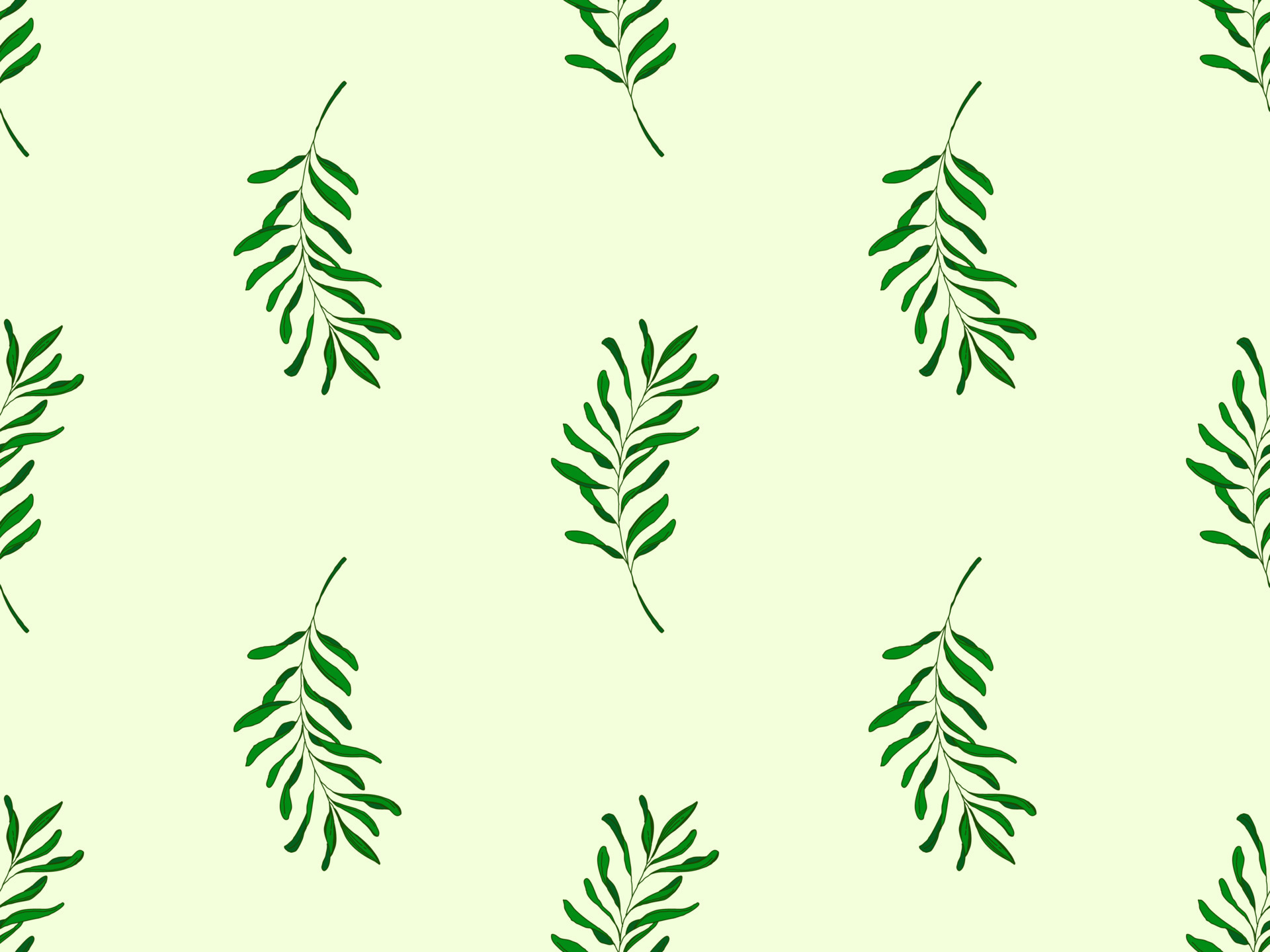 Leaf cartoon character seamless pattern on green background 13481857