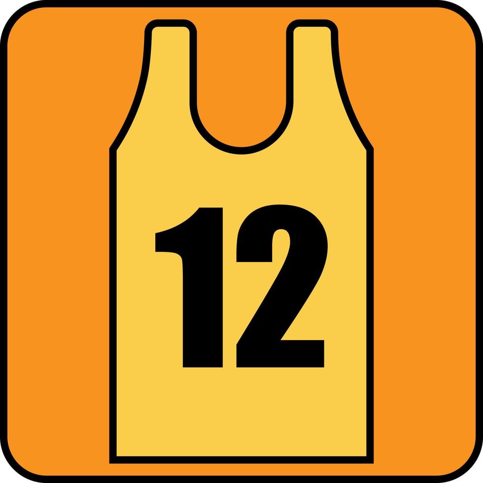 Sports uniform, illustration, vector, on a white background. vector