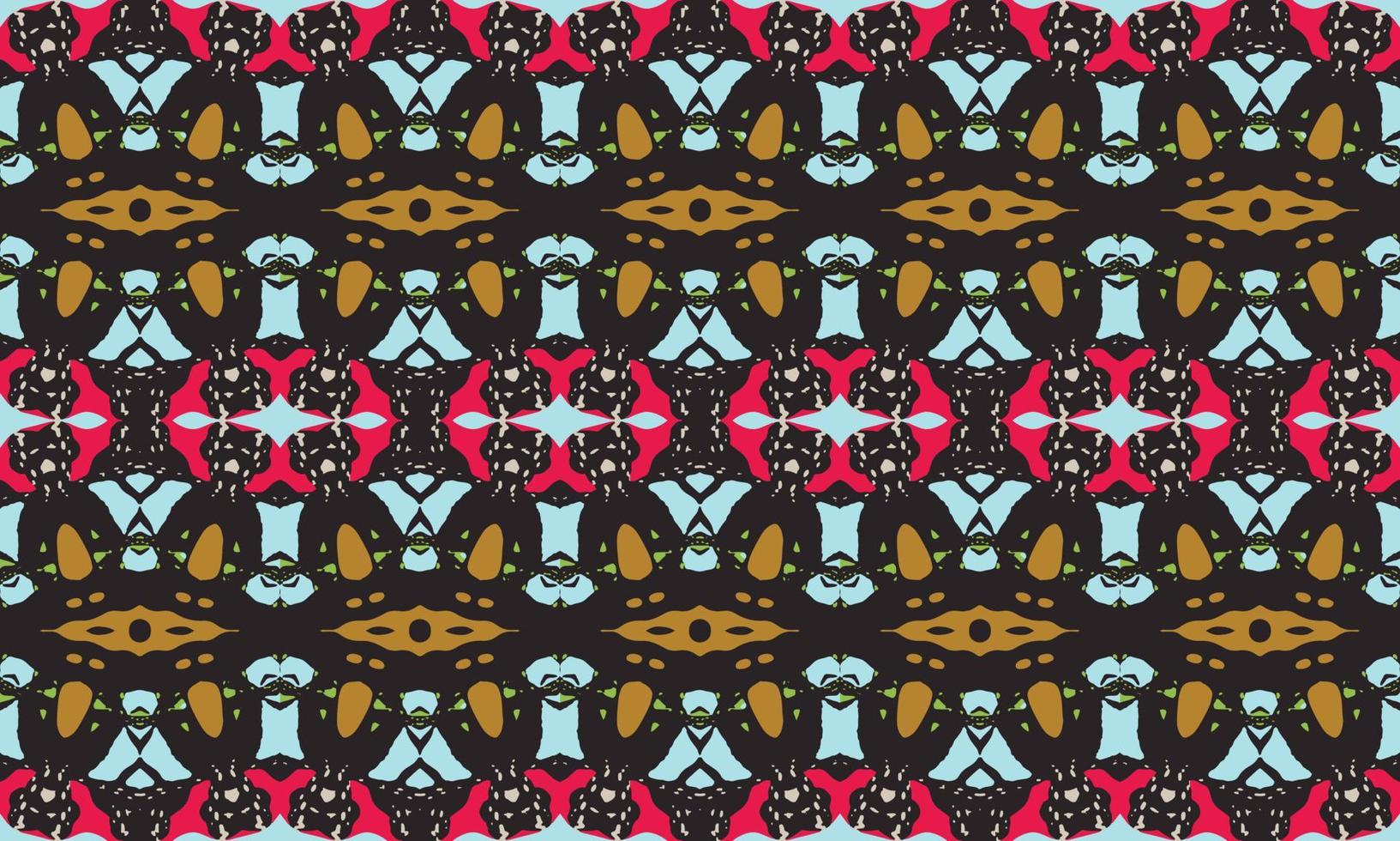 Seamless repeated pattern design. Women's long dress pattern design, vector vintage art illustration