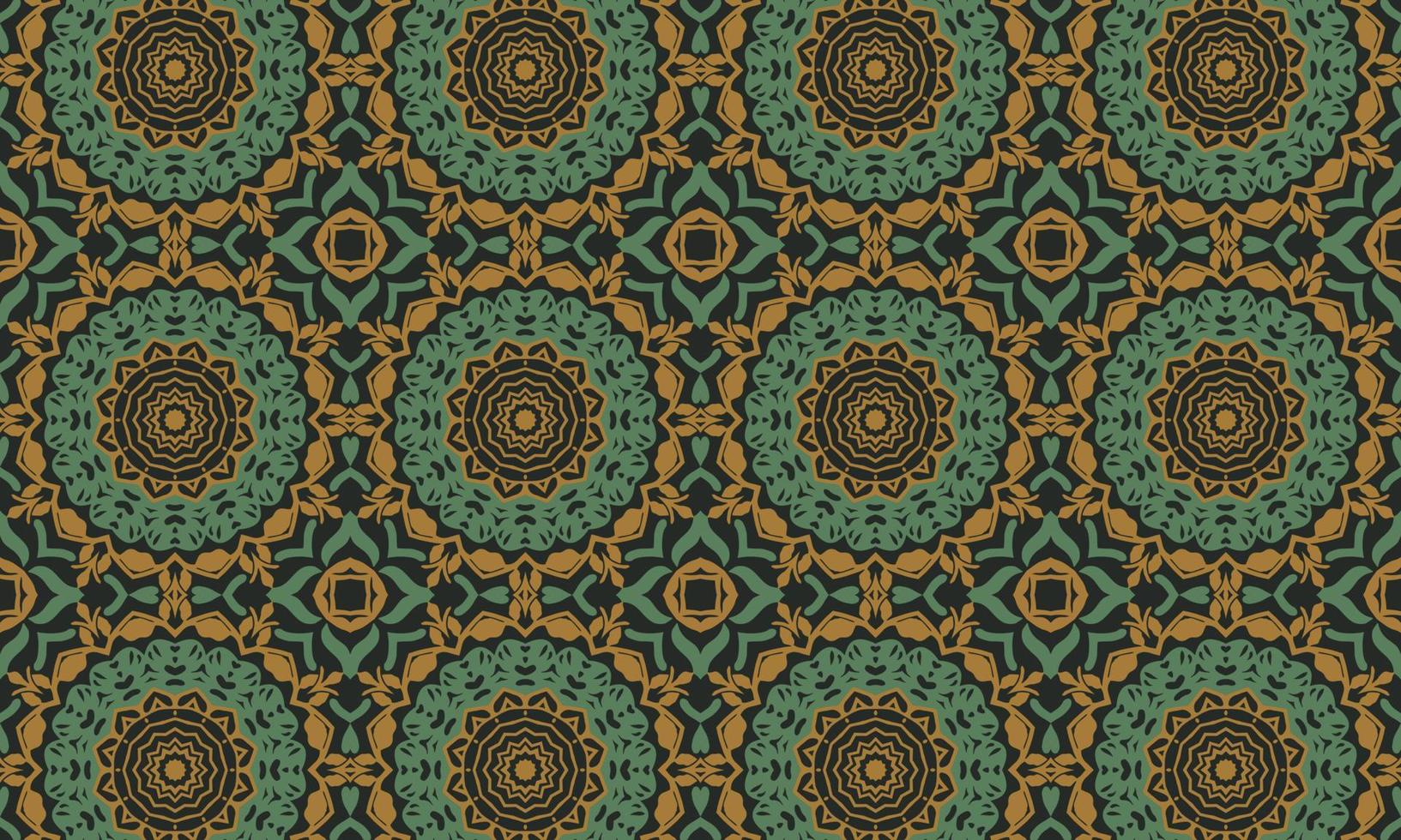 Seamless repeated pattern design. Women's long dress pattern design, vector vintage art illustration