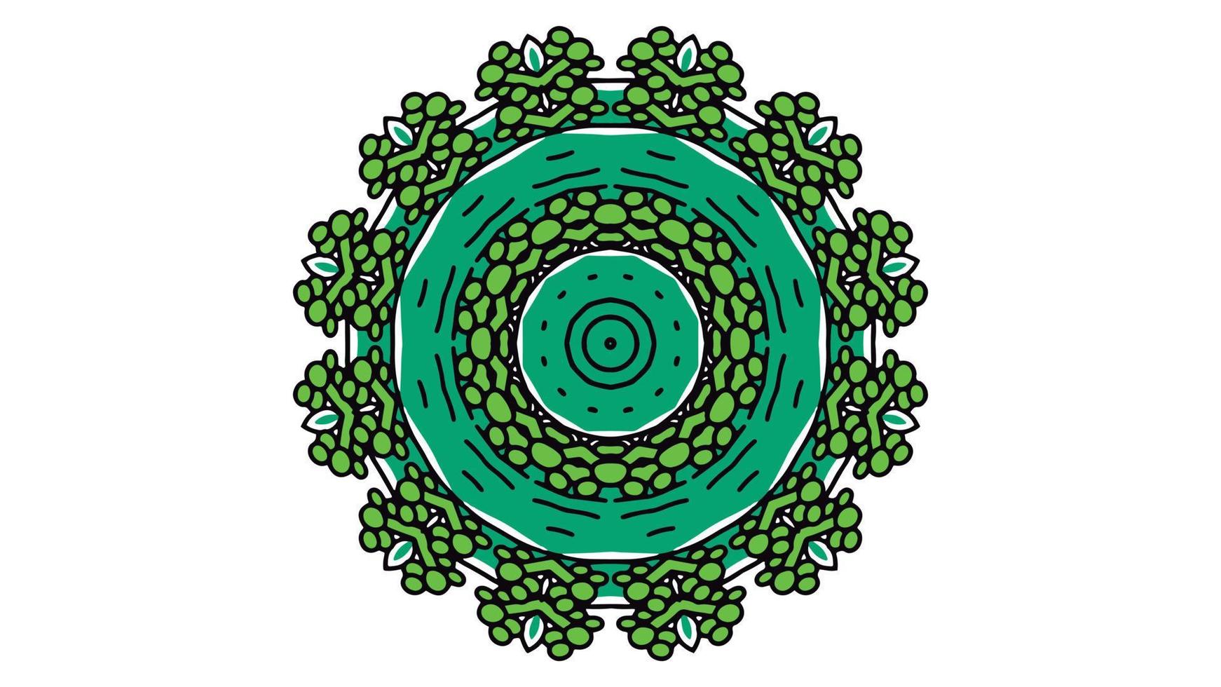 luxury mandala design vector background  vintage abstract floral pattern design