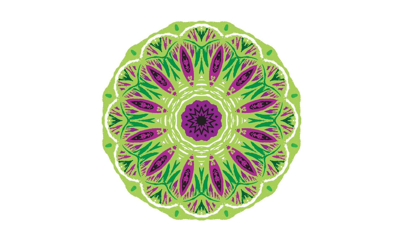 fondo de vector de diseño de mandala de lujo diseño de patrón floral abstracto vintage