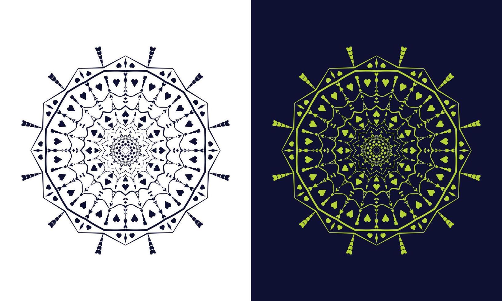 luxury mandala design vector background  vintage abstract floral pattern design