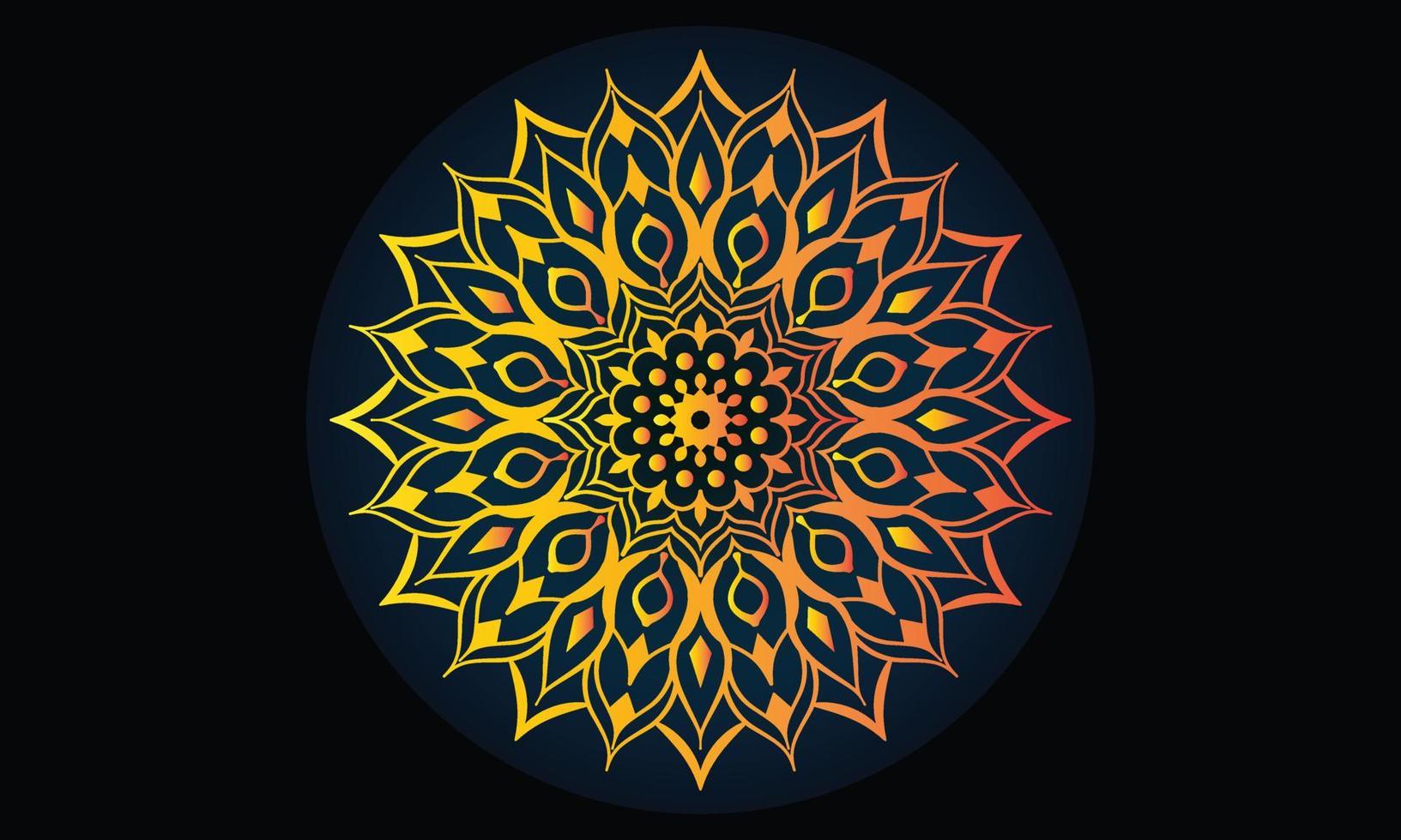 luxury mandala design vector background  vintage abstract floral pattern design