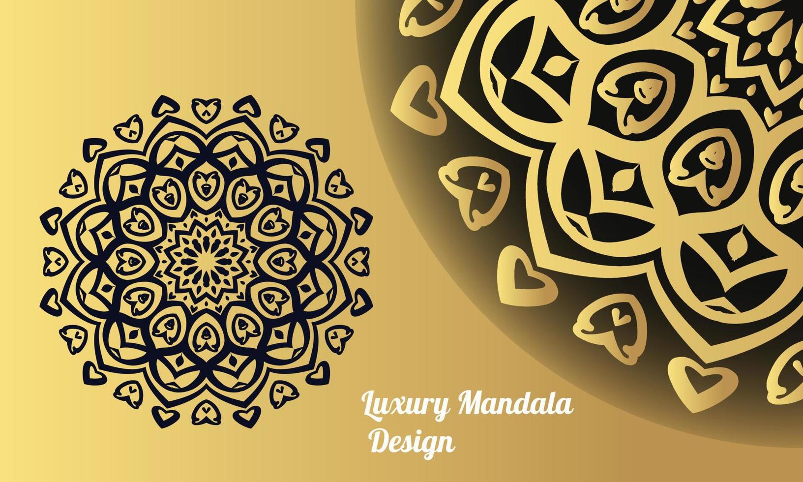 luxury mandala design vector background  vintage abstract floral pattern design