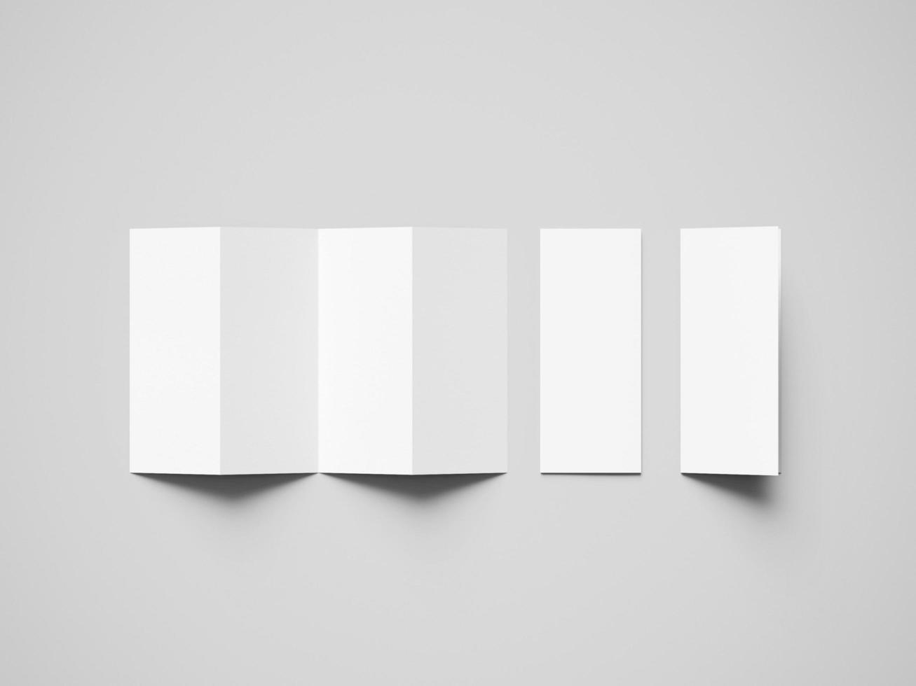 accprdion brochure mockup photo