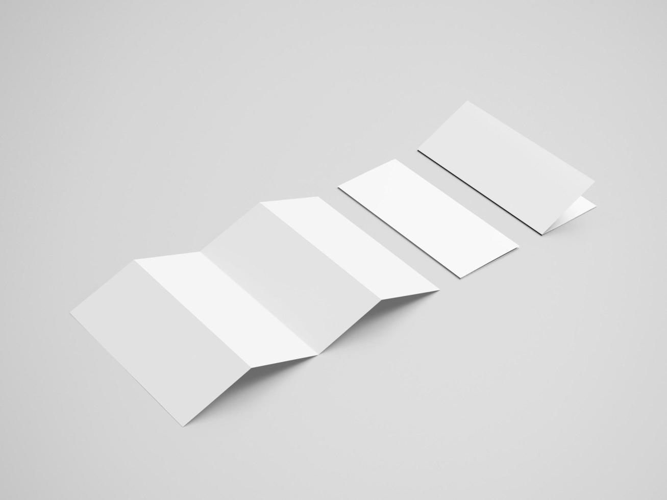 accprdion brochure mockup photo