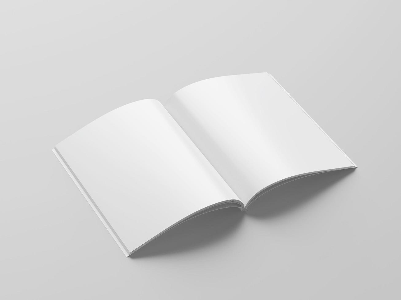 perfect binding brochure mockup photo