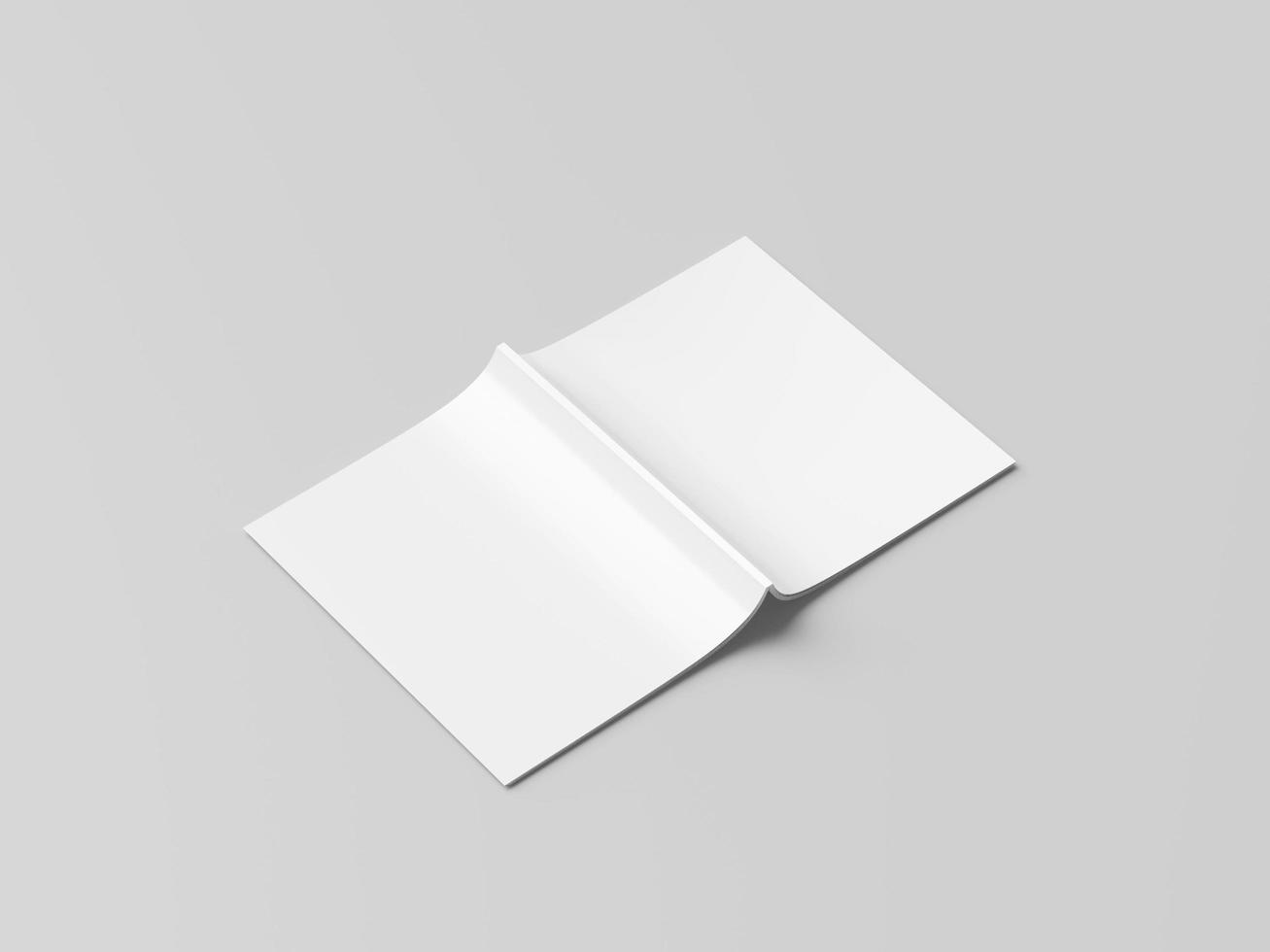perfect binding brochure mockup photo