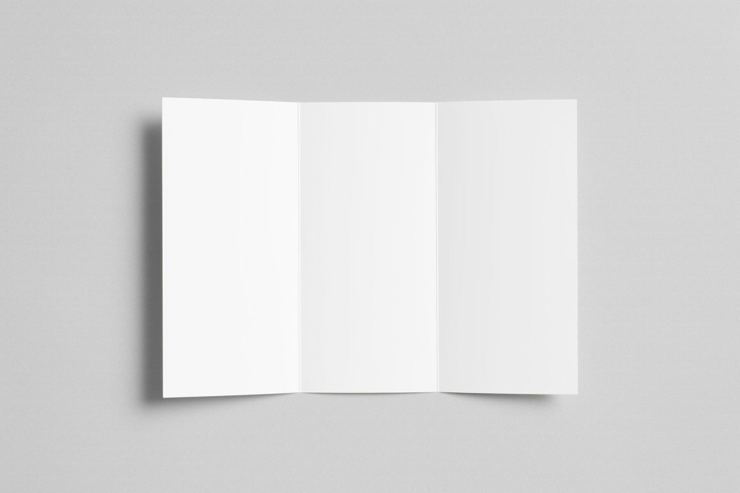 trifold brochure mockup photo