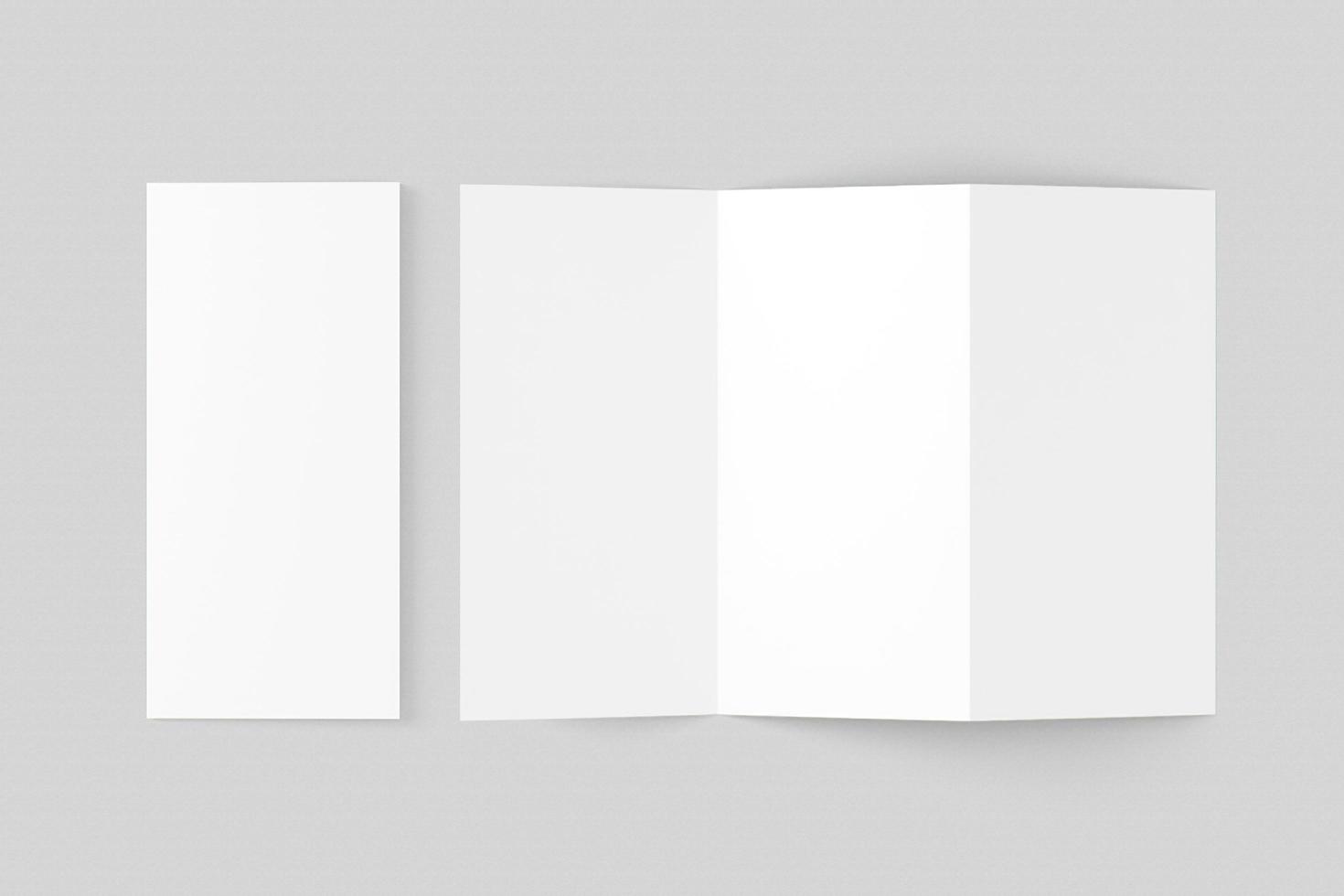 trifold brochure mockup photo