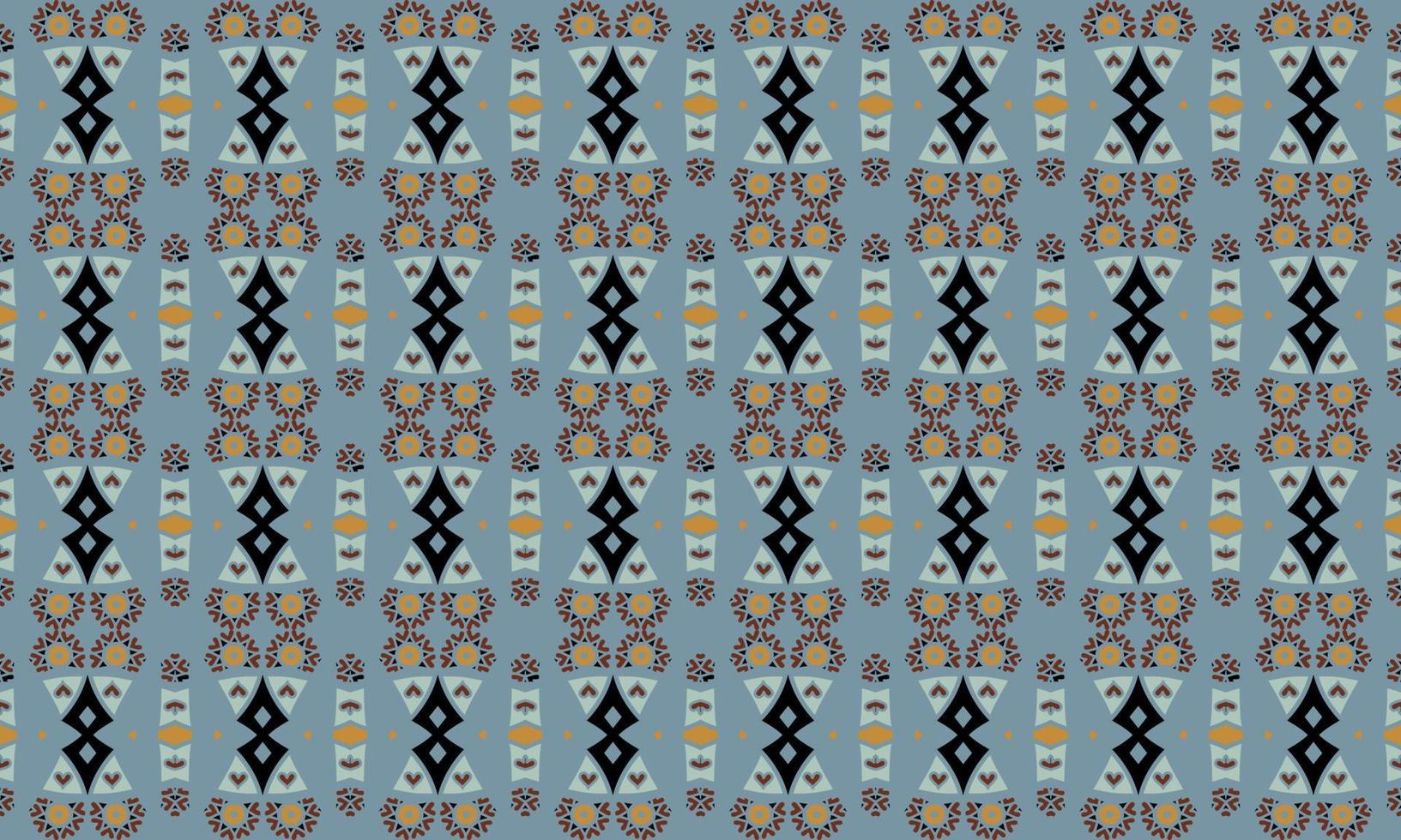 Seamless repeated pattern design. Women's long dress pattern design, vector vintage art illustration