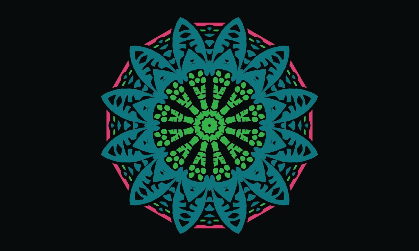 luxury mandala design vector background  vintage abstract floral pattern design
