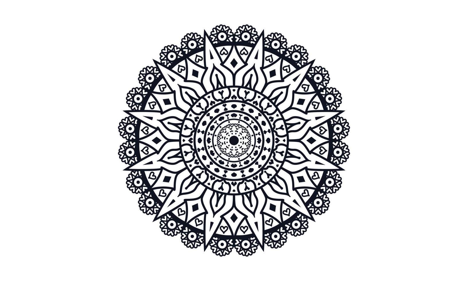 luxury mandala design vector background  vintage abstract floral pattern design