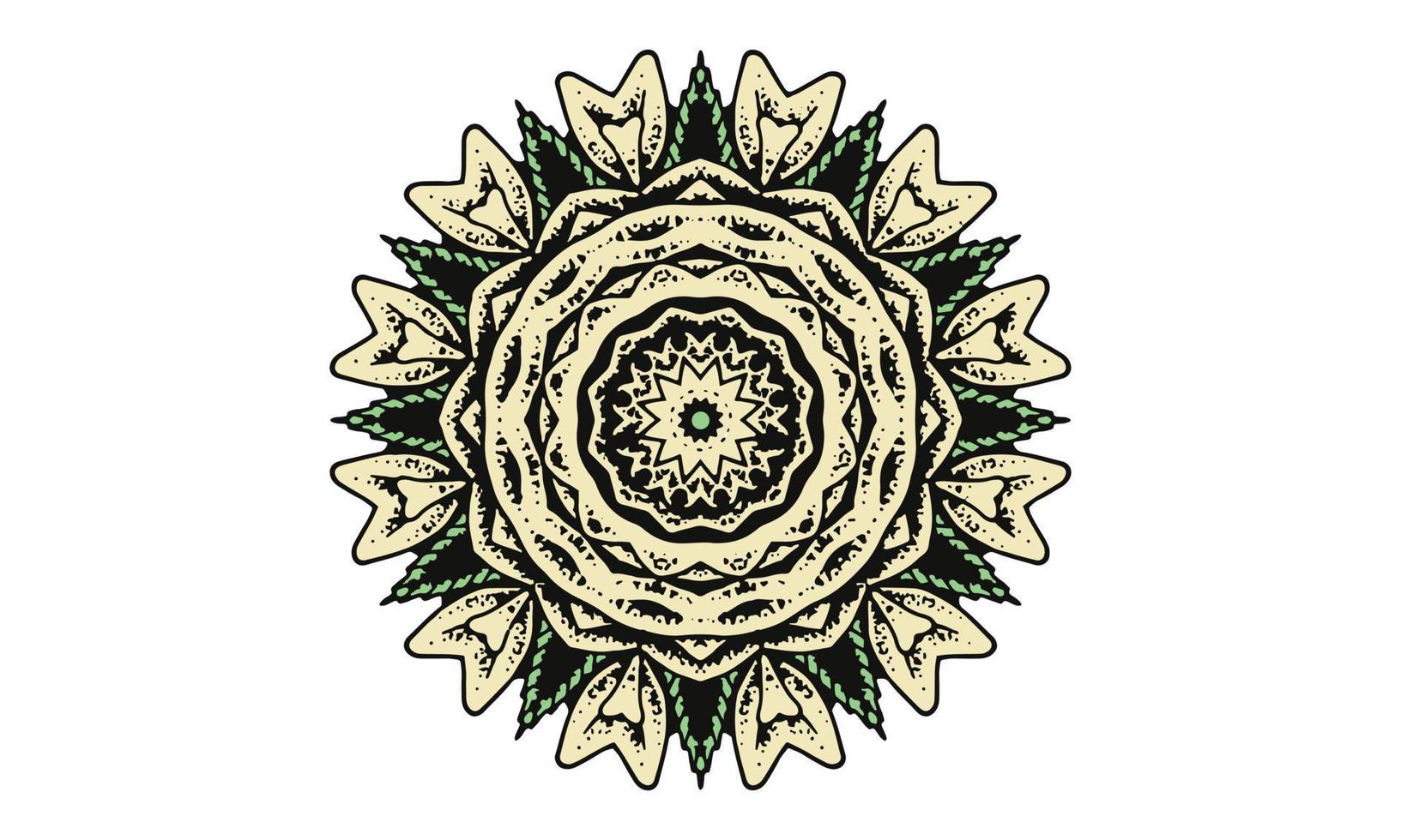 luxury mandala design vector background  vintage abstract floral pattern design