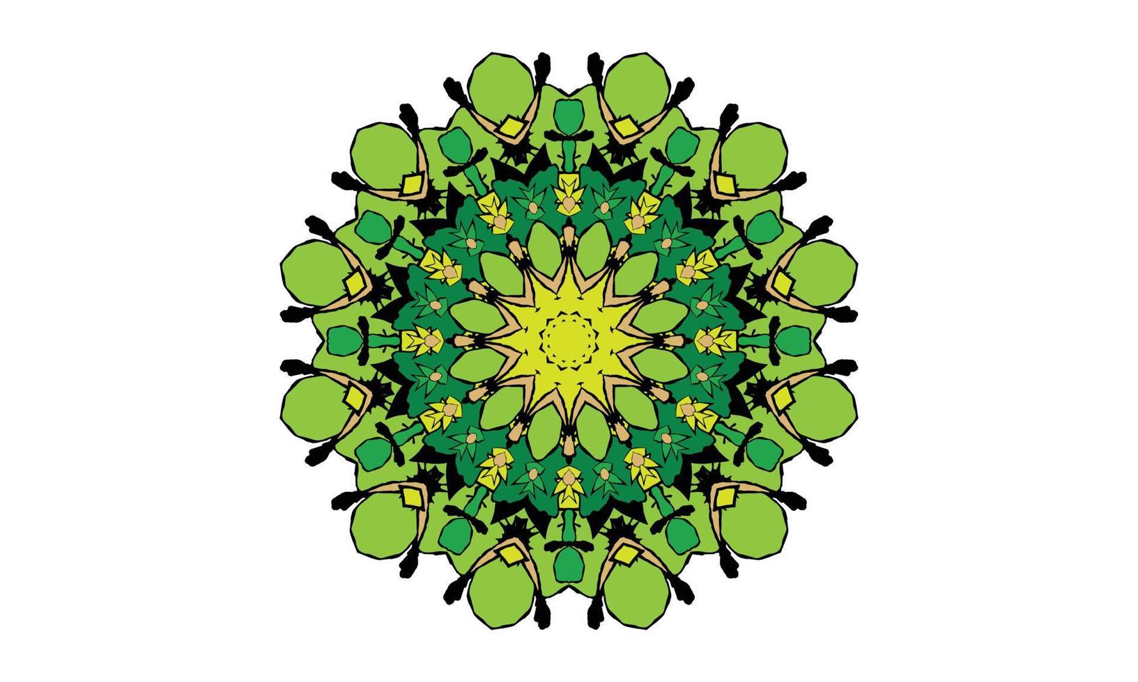 luxury mandala design vector background  vintage abstract floral pattern design