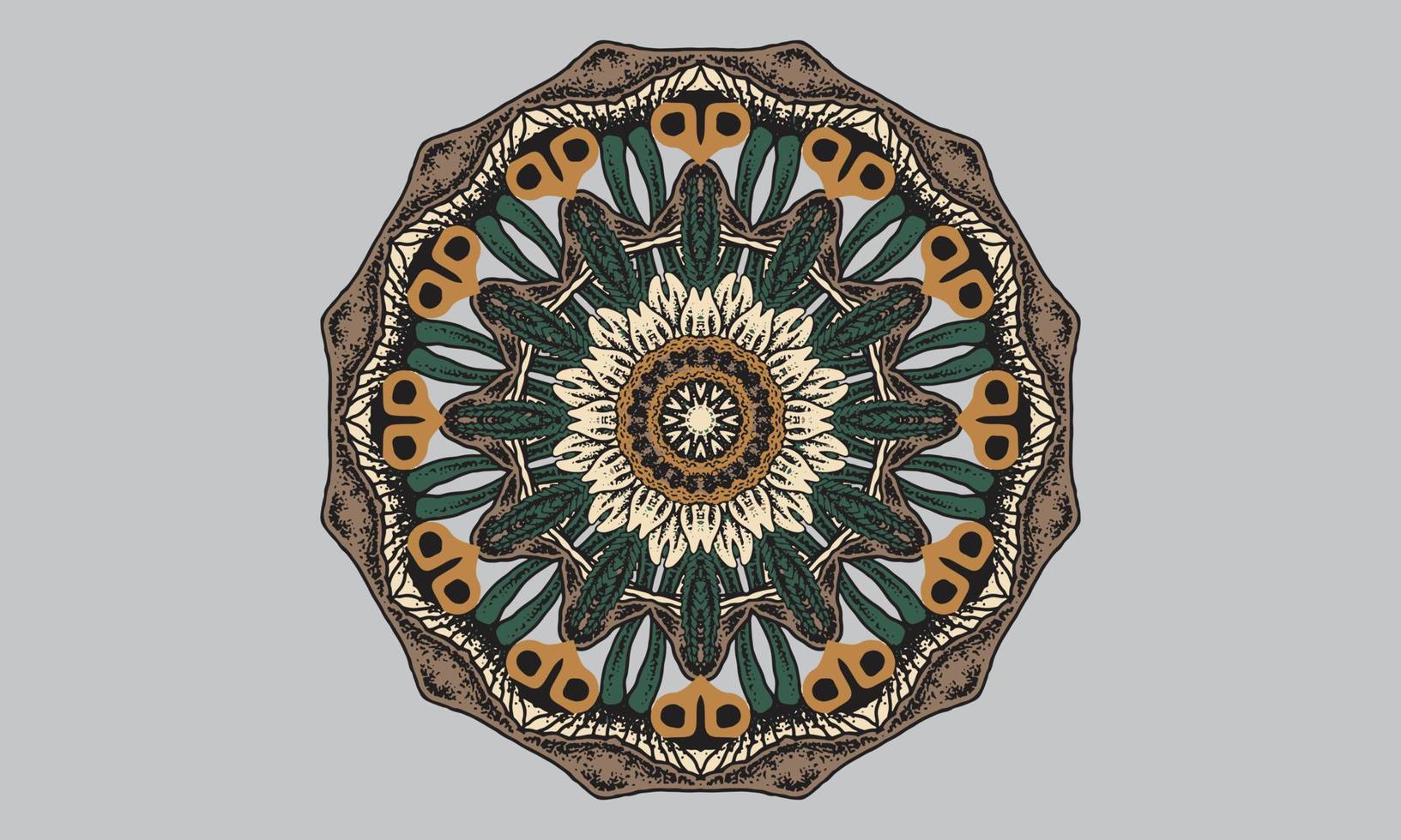 luxury mandala design vector background  vintage abstract floral pattern design